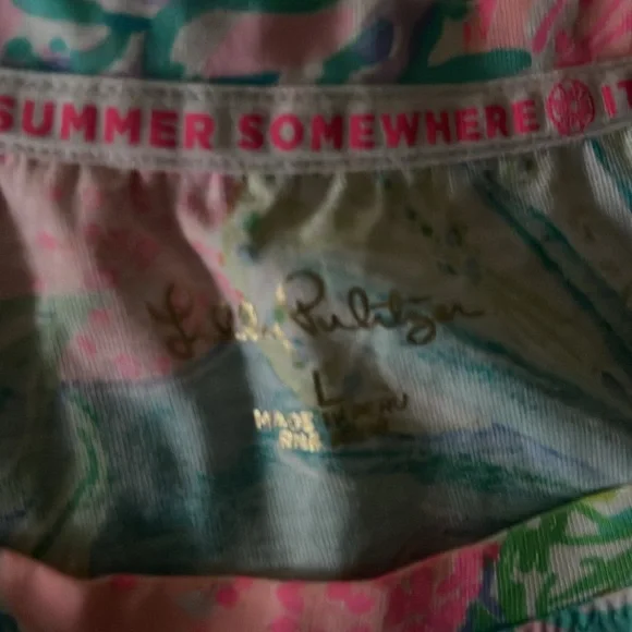 Lilly Pulitzer Finn T shirt Dress Large - Picture 5 of 9